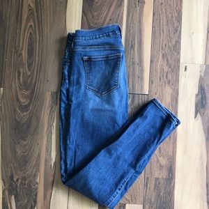 J. Crew Factory skinny blue jeans